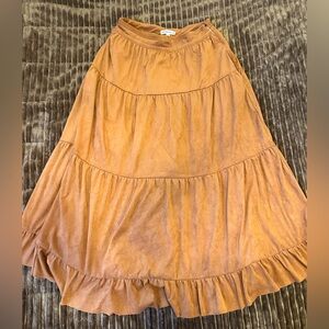 Women's faux suede Skirt sz small